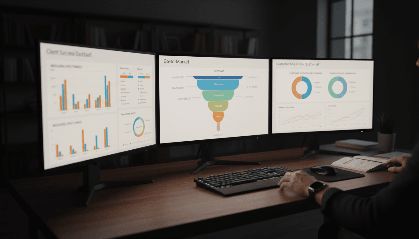SaaS platform interface displaying ad performance analytics and campaign optimization tools